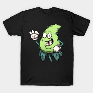 Weed Bud Character Plant T-Shirt